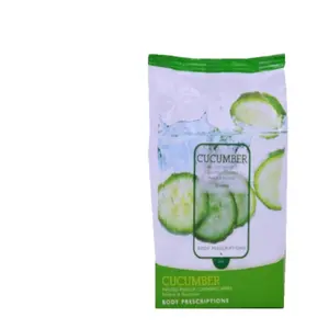 Limpiador Facial sin aceite para adultos, limpieza orgánica sin toallitas húmedas, eliminador de maquillaje, limpieza suave, pepino femenino, 18x18cm, 60 uds.