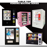 Distributeur automatique de table OEM, 15 sélections, paiement sans espèces par carte de crédit, écran LCD, intégration TPV pour cils, perruques et produits de beauté