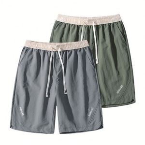 Shorts de Baño para Hombre de Secado Rápido, Traje de Baño con Diseño de Orificios Pequeños, Sin Forro de Red, para Playa y Verano - Product Image 1