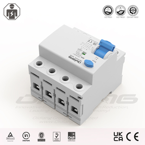 <span class=keywords><strong>Disjoncteur</strong></span> différentiel 4P 30mA 380V 10kA 63A <span class=keywords><strong>Type</strong></span> <span class=keywords><strong>AC</strong></span> <span class=keywords><strong>a</strong></span> RCCB IEC61008 UKCA Électromagnétique Électronique - Product Image 6