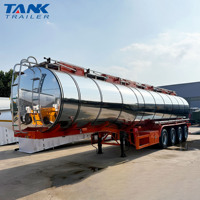 Semi-remorque citerne ADR 45000L pour le transport de diesel et d'essence, idéale pour les stations-service et la distribution minière