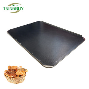 Plaque de cuisson perforée en aluminium antiadhésive extra large 600*800mm avec cadre en acier inoxydable durable - Product Image 1