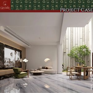 Dalles de sol GOLDKING Palissandro Blue, grand format, découpe sur mesure pour résidences de luxe, hôtels, <span class=keywords><strong>kit</strong></span> complet avec plinthes - Product Image 3