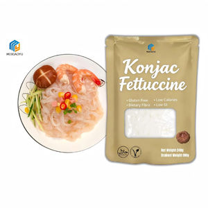 Respuesta rápida de fábrica Envío Halal Low Clories Low Carb 0 Sugar Shirataki Noodles Instant Konjac Fettuccine - Product Image 1