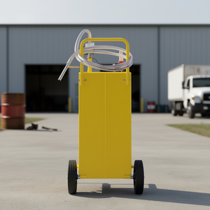 Bidón de Combustible Amarillo de 35 Galones con Bomba Manual para Diésel, Gasolina, Uso Industrial, Autos, Cortadoras de Césped - Product Image 2