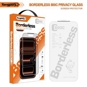 YBLD 0.55mm <span class=keywords><strong>Tiger</strong></span> 500C ESD Protection d'écran en verre anti-espion sans bordure pour <span class=keywords><strong>iPhone</strong></span> 15 16 17 - Product Image 1