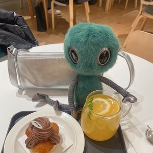 Peluche Alienígena JC Zyllan, Adorable Peluche Verde <span class=keywords><strong>Extraterrestre</strong></span> en Stock, Muñeco Suave de Monstruo Espacial - Product Image 6