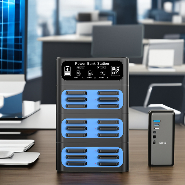 OEM Wholesale Public Sharing Power Bank Kiosk Rental Mobile Charger Station Sharing Power Bank