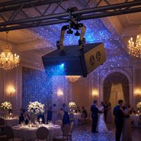 Luz Láser de Estrellas con Efecto Estrellado RGB de 2W/3W, Animación a Todo Color, LED para DJ, Control DMX512/Activación por Sonido, IP33