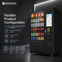 BANDENG 6610Pro 22T Equipo Expendedor de Alta Capacidad Enfocado en Métodos de Pago con Efectivo, Monedas y Lector de Tarjetas para Desarrollo de Programas de Venta Minorista