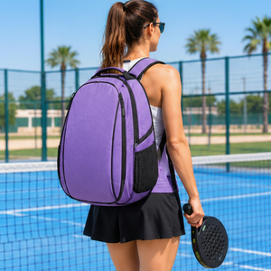 Bolsa Deportiva para Raqueta de Pádel, Portátil, de Hombro, Cruzada, Ligera, Resistente, para Raqueta de Tenis de Playa, Bolsa para Raqueta de Pickleball - Product Image 1