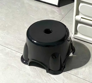 Taburete Pequeño de Plástico para Uso Doméstico, Apilable, para Mesa de Centro, Habitación de Alquiler, Ducha Infantil, Baño, Taburete Bajo - Product Image 2