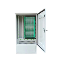 Gabinete de Red de Distribución de Fibra Óptica para Exteriores de 288 Núcleos con Protección IP65, Blanco, Estándar de 19 Pulgadas