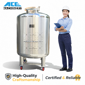 200L 500L 1000L Customized Sanitary Stainless Steel 304 316L Jacketed Milk Beer <b>Storage</b> Tank - Product Image 4