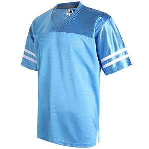 Maillot de baseball personnalisé 100 % coton tricoté à col rond et manches courtes, imprimé par sublimation, respirant, boutonné sur le devant, style hip-hop urbain - Product Image 1