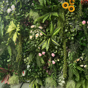 Panneau mural de gazon artificiel tendance, design vertical, pour décoration extérieure, système de jardinage, mur végétal, <span class=keywords><strong>plante</strong></span> verte - Product Image 6