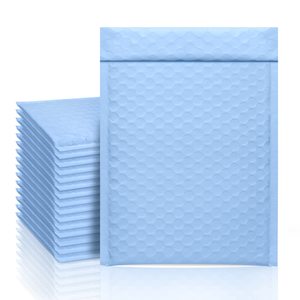 Fournisseurs de sacs d'enveloppe d'expédition rembourrés par air personnalisés Sacs de courrier en plastique d'enveloppe à bulles en poly or rose métallique adhésif fort - Product Image 5