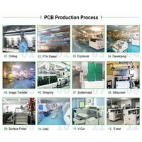 Haute Tg170 Conseil Certifié PCB Haute Fréquence Rogers Substrat 4003 5880 94V0 Pcb Et Pcb Service D'assemblage