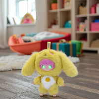 YUhongtoys boîte mystère bébé en peluche personnages congelés jouets à collectionner pour la décoration de sacs et de clés