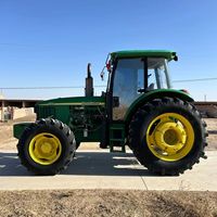 Tractor de Ruedas John Deere 1204 Usado, 120HP, 4WD, en Buenas Condiciones para Exportaciones Globales, Tractor Agrícola Usado
