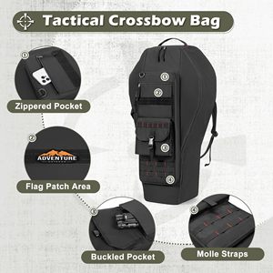 กระเป๋าใส่ลูกธนูด้านหลัง3หลอดพร้อมสายพานปรับได้สำหรับคันธนูล่าสัตว์ - Product Image 4