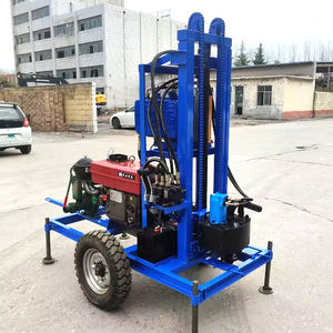 Plataforma de Perfuração Diesel Portátil Assistida por Energia Solar de Grau Industrial 22HP-35HP Bomba Hidráulica Profundidade Máxima de 200m - Product Image 5