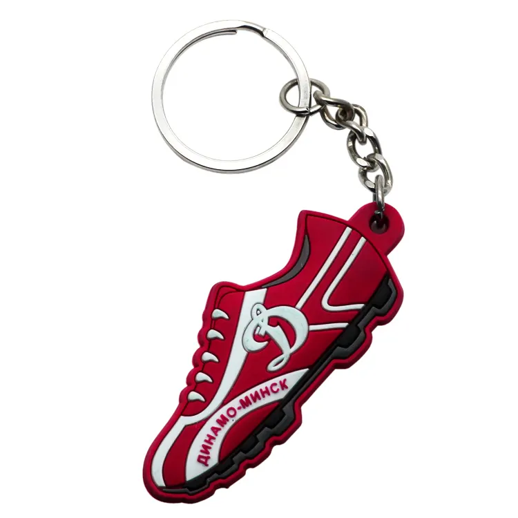 LLavero de zapato de silicona suave 3D para hombre, zapatos deportivos, Mini zapatos de plástico, accesorios de llavero de goma, zapatillas 3D, regalo
