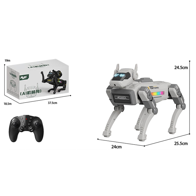 H30 AI Smart Robot Dog, Voice Command APP Program RC Robot Toy for Children HM