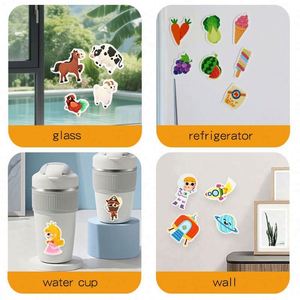 Juguete Portátil y Divertido para Viajes por Carretera y en Avión, Actividad Perfecta para Regalo de Viaje, Libro de Pegatinas de Gelatina para Niños Entretenidos - Product Image 4