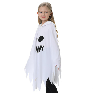 Kids White Ghost Halloween Cloak Costumes Toddlers <strong>Elf</strong> Cape <strong>Cosplay</strong> Scary Boo Ghost Cloak Child Spooky Trick-or-Treating <strong>Cosplay</strong> - Product Image 3