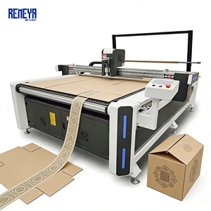 Máquina de corte digital de alta precisión REMEYA para cartón corrugado ABC de doble pared de 50 mm con plegado y hendido para producción de cajas - Product Image 1