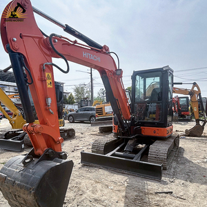 Excavatrice d'occasion Hitachi ZX55 de qualité supérieure, conception compacte, zéro balancement de la queue, excellent état, pour la construction urbaine - Product Image 5