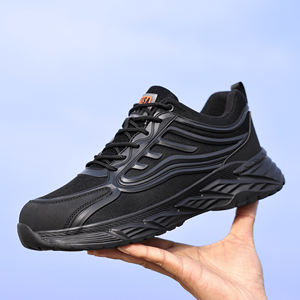 Su geçirmez mikrofiber deri işçiler güvenlik ayakkabıları çelik ayak macun ayakkabı dantel açık iş güvenliği botları ofis erkekler - Product Image 3