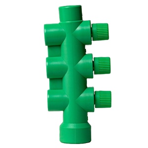 Solder fittings Manifold Without Stopcocks PN 25 hydrotermosanitary application plyfusion system made in Italy pp-r type 3