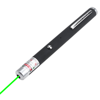 Pointeur laser vert et rouge avec effet de point, faible puissance (<1mW), portée de contrôle de 500 à 1000 mètres