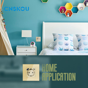 CNSKOU Smart EU <b>Socket</b> Type-C <b>USB</b> 86mm <b>With</b> Zigbee Remote Control Fast Charging PD 20W Metering - Product Image 4