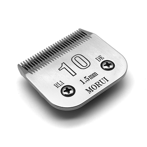 Morui có thể tháo rời chuyên nghiệp Dog grooming 10 # Pet Clipper lưỡi, làm bằng carbonized lưỡi thép - Product Image 5