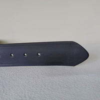 Ceinture pour homme en cuir véritable de luxe, de marque, avec boucle à ardillon en alliage, longueur 115 cm, couleur personnalisable