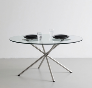 Panneaux de table en verre trempé transparent rond sur mesure, 4 mm, 6 mm, 8 mm, 10 mm, 12 mm - Product Image 2