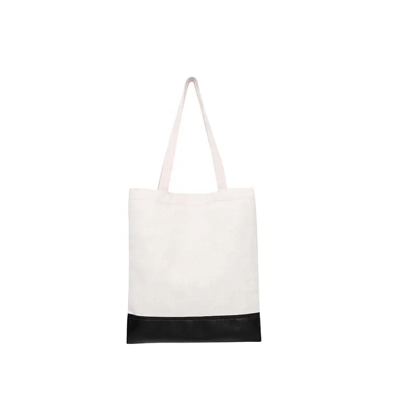 Sublimatie Canvas Draagtas Sublimatie Tote Tas Voor Winkelen