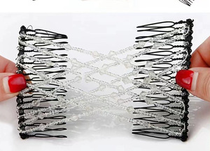 Peines creativos <span class=keywords><strong>para</strong></span> moños, peines elásticos mágicos de moda <span class=keywords><strong>para</strong></span> peinar el cabello, accesorios prácticos <span class=keywords><strong>para</strong></span> el cabello <span class=keywords><strong>para</strong></span> mujeres - Product Image 4