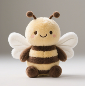 Sevimli peluş arı oyuncak sarı arı dolması hayvan oyuncak özelleştirilmiş tasarım kabul çocuk oyuncakları - Product Image 3