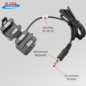 NJXSE OPCT10ATL Split Core Transformer 3.5mm Jack 5A 10A 20A 30A 50A 60A <b>Clamp</b> CT 1000/1 2000/1 3000/1 1V Current Transformer - Product Image 3