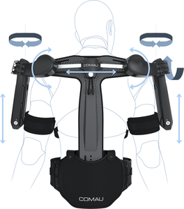 Exosquelette MATE-XT pour travailleurs, taille S, soulagement de l'effort musculaire - Épaules et assistance - Product Image 3