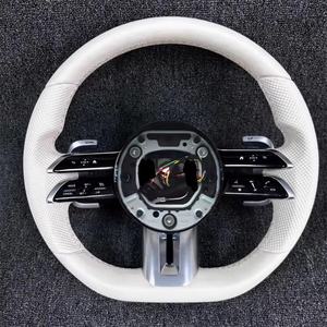 Accesorios para Automóviles, Volante de Cuero para Mercedes-Benz AMG W176 W211 W212 W205 W204 <span class=keywords><strong>A180</strong></span> A200 B180 B200 GLA GLC GLB GLE - Product Image 1