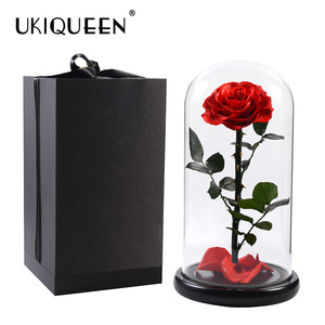 <span class=keywords><strong>PRIX</strong></span> SPÉCIAL OFFRE Fleurs de roses éternelles conservées éternellement Roses dans un dôme en verre Led pour les mères et la Saint-Valentin - Product Image 6