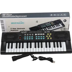 BD Music 37 touches clavier électronique avec support de feuille de musique jouets musicaux pour enfants de 3 à 8 ans filles garçons