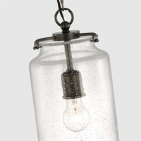Mini luminaire suspendu moderne nordique Éclairage suspendu de cuisine en verre unique pour villa de cuisine
