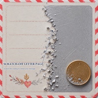 Album photo de Noël personnalisé, couverture rigide avec page de message à gratter, feuilles doubles pour écrire, idéal pour les cadeaux d'anniversaire