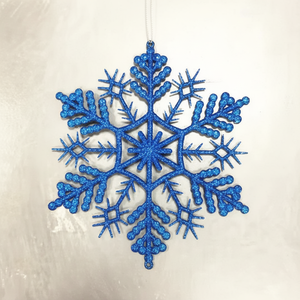 Decoración de fondo de fiesta de Navidad de tamaño personalizado hecho a mano arreglo de árbol de copos de nieve - Product Image 1